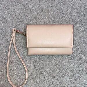 NWOT Elegant Cream Wristlet Clutch